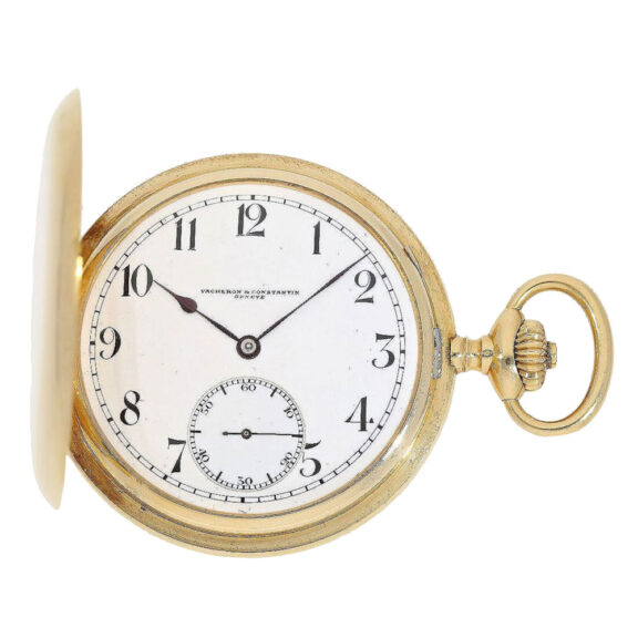Fine Swiss gold full hunting lever pocket watch Circa 1915