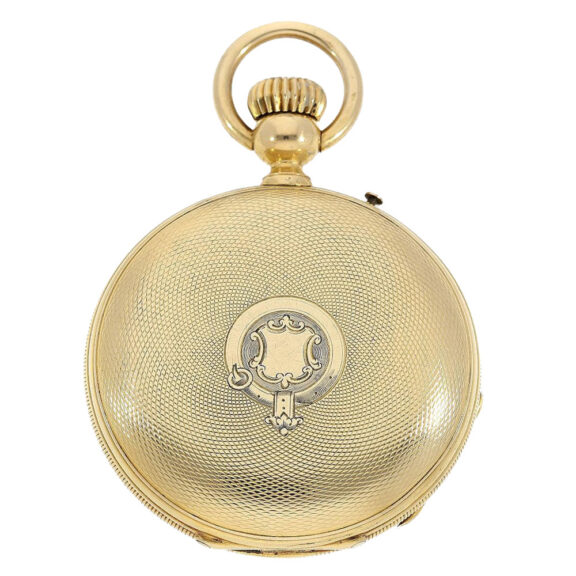 Swiss gold lever for the South American market Circa 1870 Swiss gold lever for the South American market Circa 1870