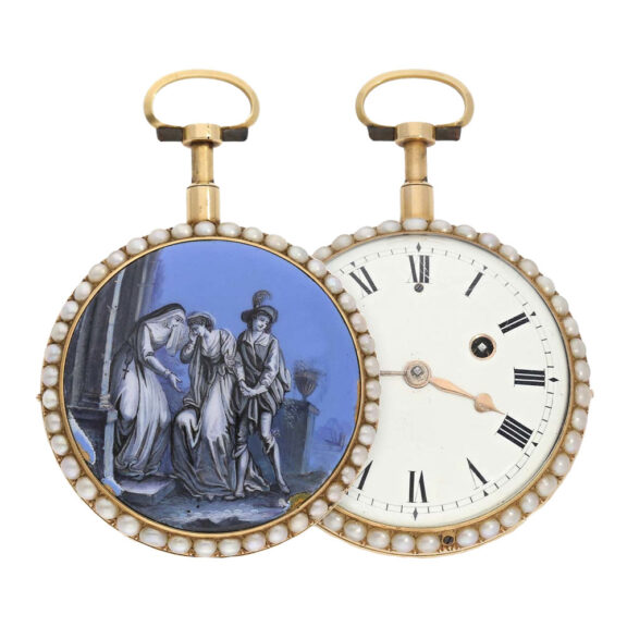 Extremely rare 18k gold quarter reapting watch Circa 1800