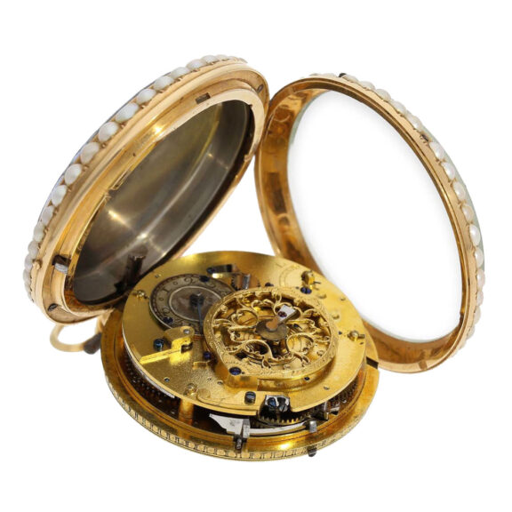 Extremely rare 18k gold quarter reapting watch Circa 1800 Extremely rare 18k gold quarter reapting watch Circa 1800