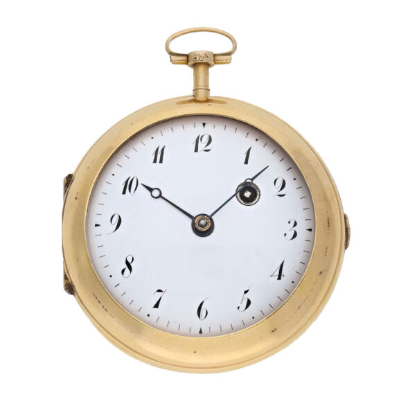 Fine French 18 carat gold verge pocket watch Circa 1700 Fine French 18 carat gold verge pocket watch Circa 1700