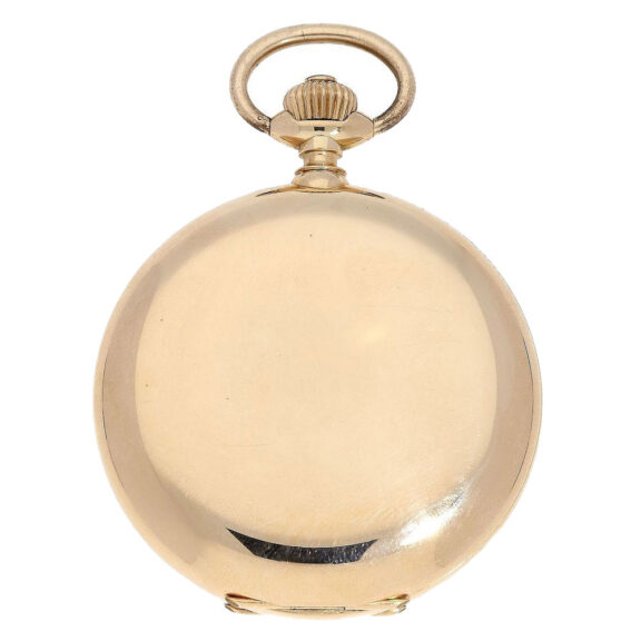 Swiss gold watch with pivoted detent escapement Circa 1900 Swiss gold watch with pivoted detent escapement Circa 1900