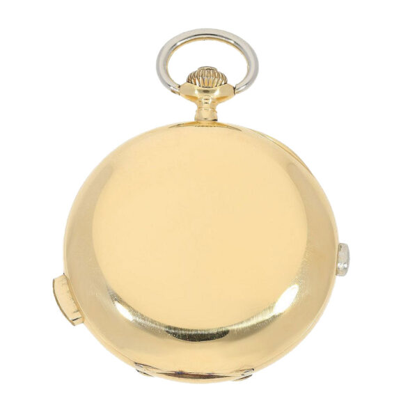 Swiss gold astronomical lever with 7 complications Circa 1900 Swiss gold astronomical lever with 7 complications Circa 1900
