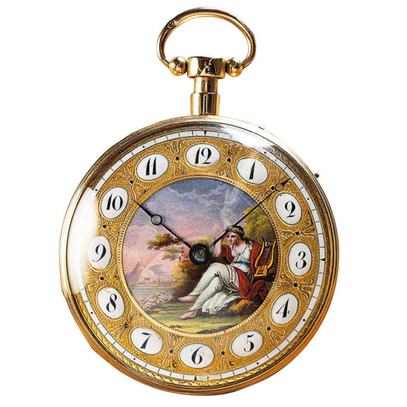 Swiss quarter repeating watch, musical movement Circa 1810