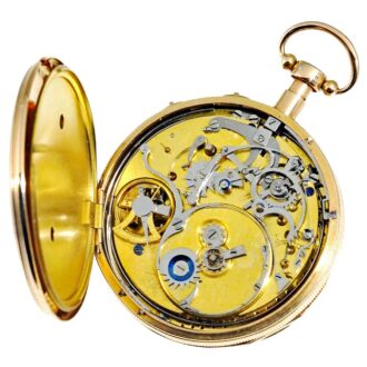 Swiss quarter repeating watch, musical movement Circa 1810