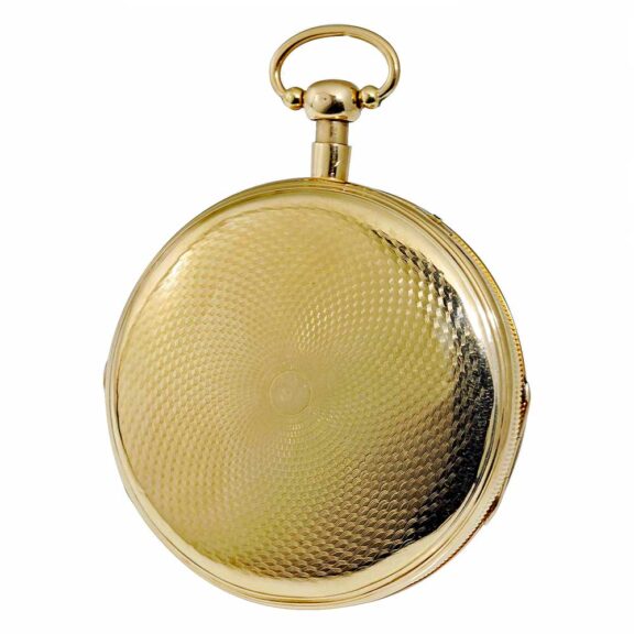 English gold skeletonized watch with Jacquemarts Circa 1800 English gold skeletonized watch with Jacquemarts Circa 1800
