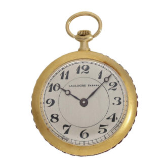 Super thin French gold 'Art Nouveau' lady's watch Circa 1907
