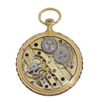 Super thin French gold 'Art Nouveau' lady's watch Circa 1907