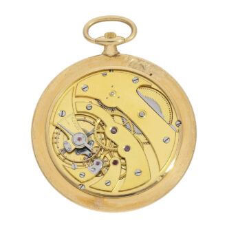 French gold lever with extravagant special dial Circa 1910