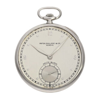Very thin Swiss platinum Art Deco dress watch Circa 1932