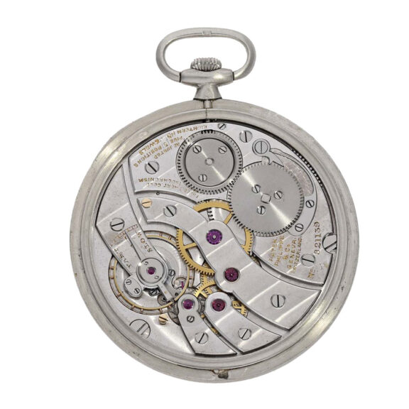 Very thin Swiss platinum Art Deco dress watch Circa 1932 Very thin Swiss platinum Art Deco dress watch Circa 1932