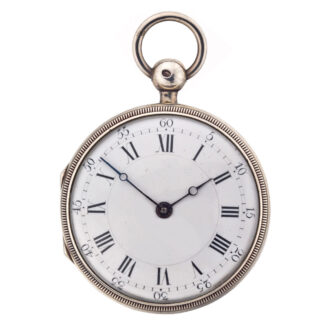 Swiss rare pocket watch with early automatic winding Circa 1780