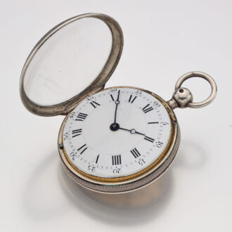 Swiss rare pocket watch with early automatic winding Circa 1780