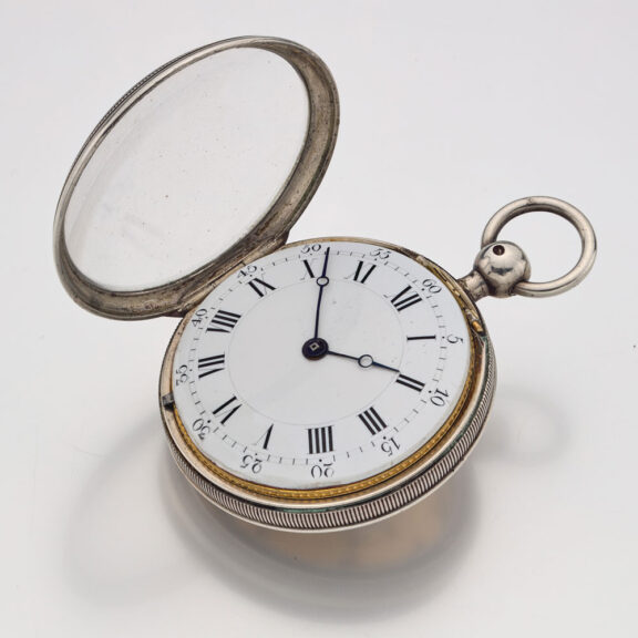 Swiss rare pocket watch with early automatic winding Circa 1780 Swiss rare pocket watch with early automatic winding Circa 1780