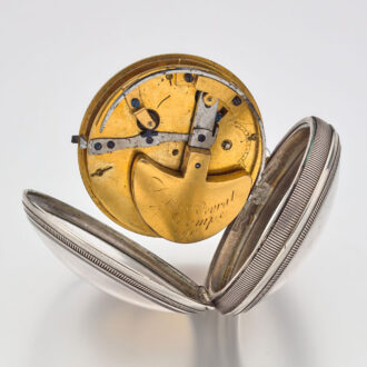 Swiss rare pocket watch with early automatic winding Circa 1780