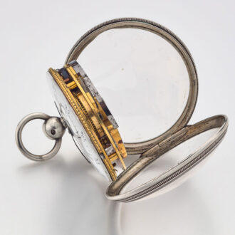 Swiss rare pocket watch with early automatic winding Circa 1780