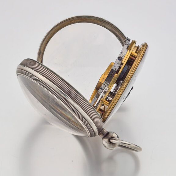 Swiss rare pocket watch with early automatic winding Circa 1780 Swiss rare pocket watch with early automatic winding Circa 1780