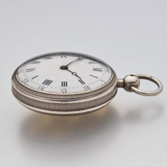 Swiss rare pocket watch with early automatic winding Circa 1780