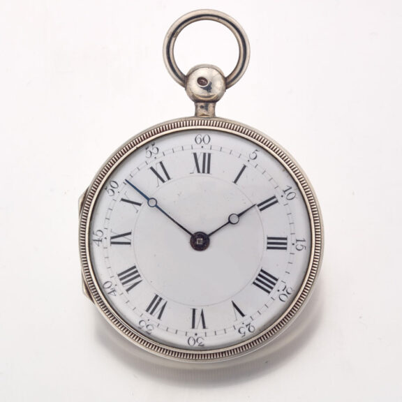 Swiss rare pocket watch with early automatic winding Circa 1780 Swiss rare pocket watch with early automatic winding Circa 1780