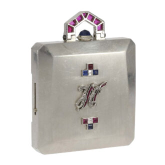Historically important Swiss platinum "Art deco" watch Circa 1930
