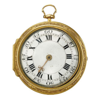 English 18k gold pair cased watch by Tompion Circa 1695