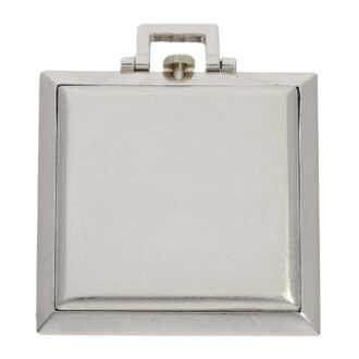 Swiss platinum "Art Deco" square dress watch Circa 1920