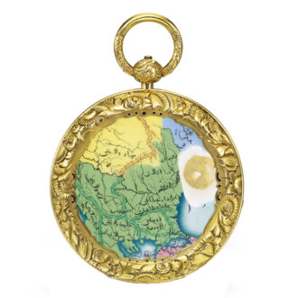Swiss gold and enamel pocket chronometer Circa 1840
