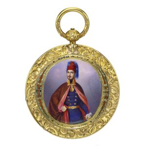 Swiss gold and enamel pocket chronometer Circa 1840