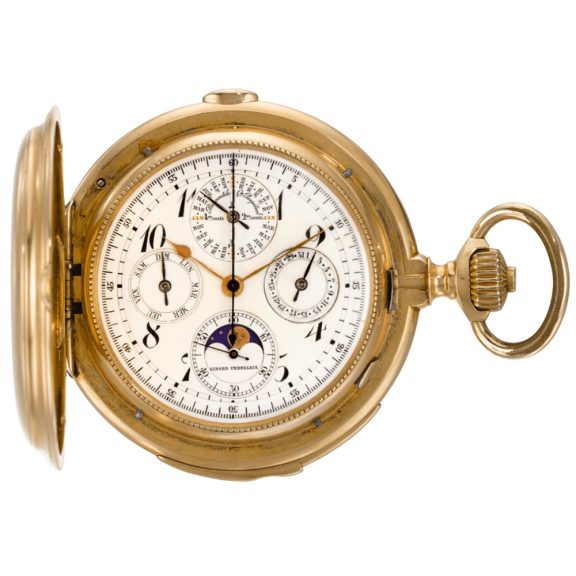 Swiss complicated repeating chronograph watch Circa 1900
