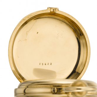 Rare English lever watch with barometer and thermometer Circa 1890