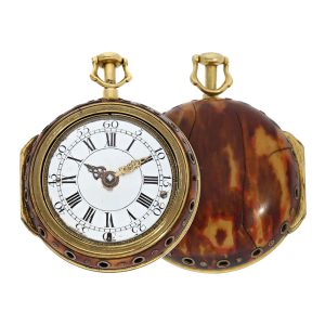 English pair cased watch with Tortoiseshell case Circa 1720