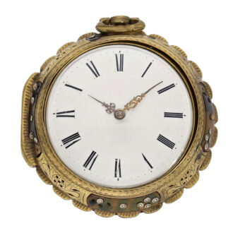 English repeating verge with Tortoiseshell case Circa 1800