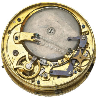 Swiss gold quarter repeating automaton watch Circa 1810