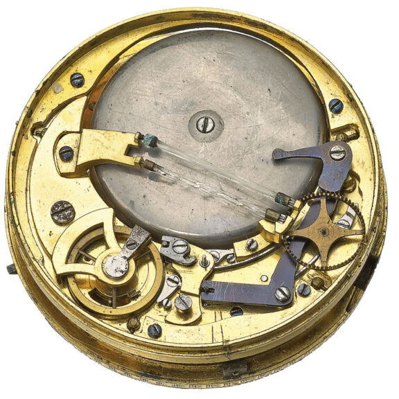 Swiss gold quarter repeating automaton watch Circa 1810 Swiss gold quarter repeating automaton watch Circa 1810