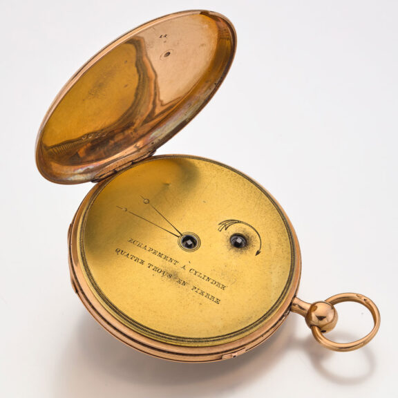 Swiss rose gold quarter repeating cylinder watch Circa 1830 Swiss rose gold quarter repeating cylinder watch Circa 1830
