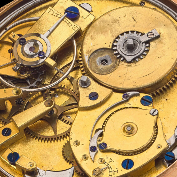 Swiss rose gold quarter repeating cylinder watch Circa 1830 Swiss rose gold quarter repeating cylinder watch Circa 1830