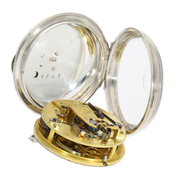 Heavy English silver chronometer pocket watch Circa 1802 Heavy English silver chronometer pocket watch Circa 1802