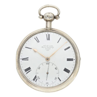 Heavy English silver chronometer pocket watch Circa 1816