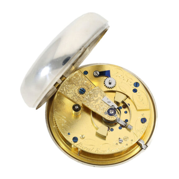 Heavy English silver chronometer pocket watch Circa 1816 Heavy English silver chronometer pocket watch Circa 1816