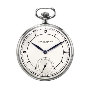 Swiss stainless steel open faced watch Circa 1921-1936