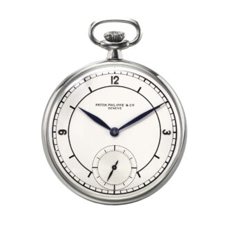 Swiss stainless steel open faced watch Circa 1921-1936