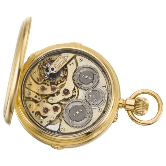 Swiss grande and petite sonnerie automaton repeater Circa 1900 Swiss grande and petite sonnerie automaton repeater Circa 1900