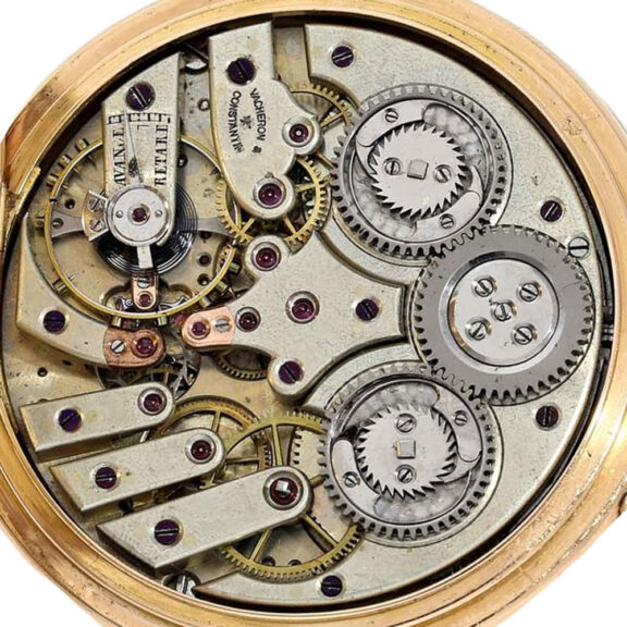 Swiss pink gold technically interesting heavy watch Circa 1885 Swiss pink gold technically interesting heavy watch Circa 1885