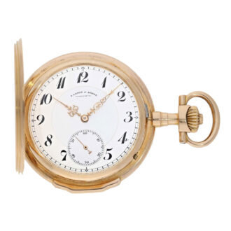 German gold Glashütte gentleman's pocket watch Circa 1905