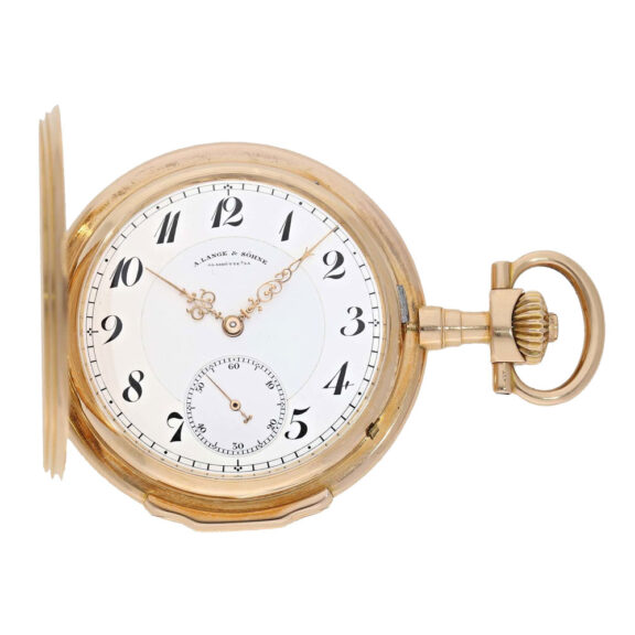 German gold Glashütte gentleman's pocket watch Circa 1905