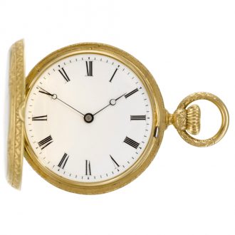 Swiss lady's polychrome enamelled Night and Day watch Circa 1865 Swiss lady's polychrome enamelled Night and Day watch Circa 1865