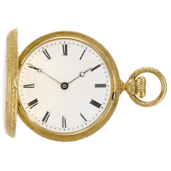 Swiss lady's polychrome enamelled Night and Day watch Circa 1865 Swiss lady's polychrome enamelled Night and Day watch Circa 1865