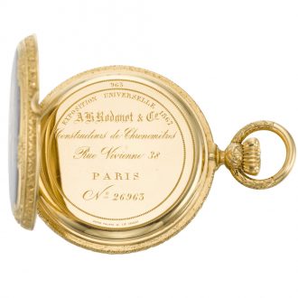 Swiss lady's polychrome enamelled Night and Day watch Circa 1865 Swiss lady's polychrome enamelled Night and Day watch Circa 1865