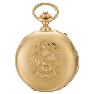 Swiss repeating astronomical watch with chronograph Circa 1887