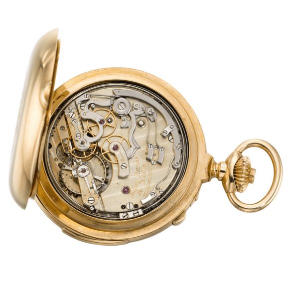 Swiss repeating astronomical watch with chronograph Circa 1887 Swiss repeating astronomical watch with chronograph Circa 1887